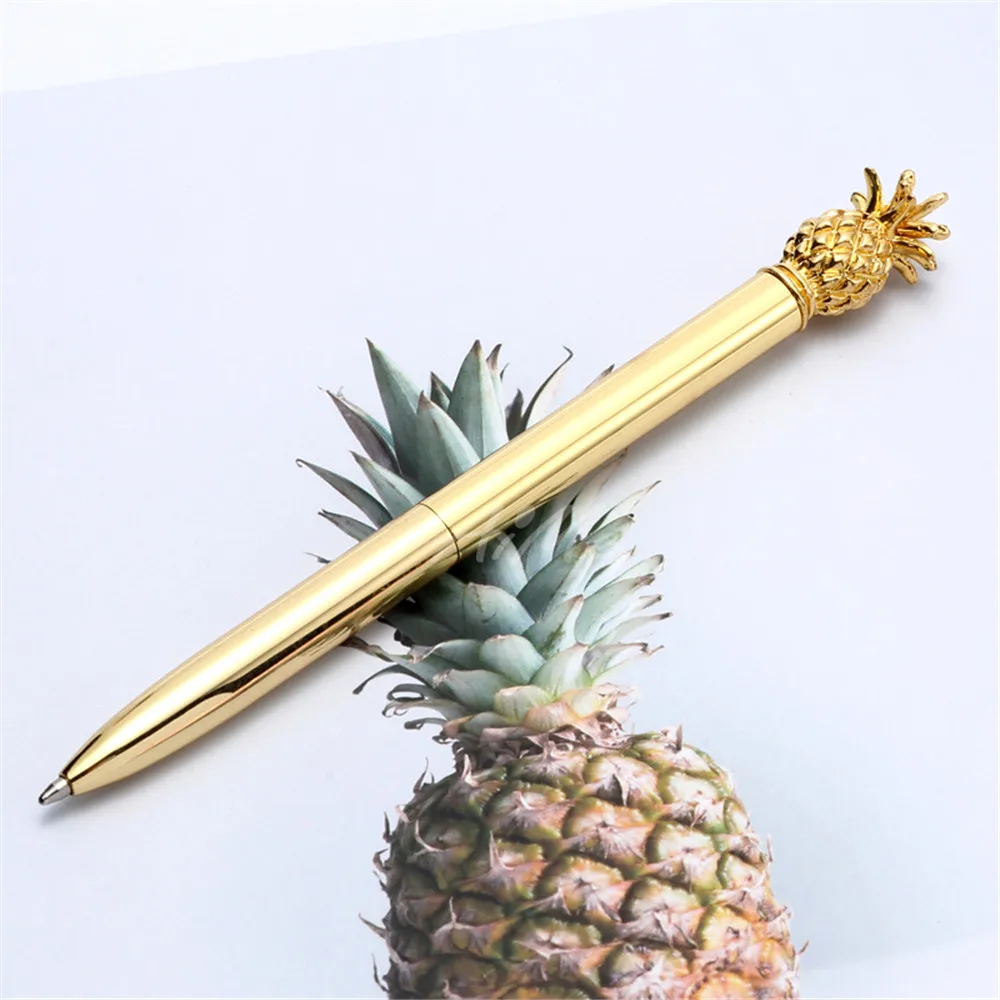 1 шт. креативная шариковая ручка с ананасом 0 мм Роскошная Шариковая для свадебной