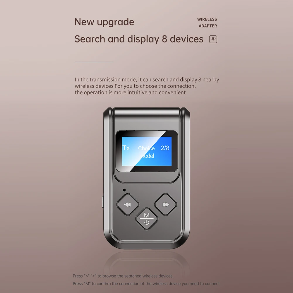 

Multifunction 2 in 1 Bluetooth 5.0 Dongle TV PC Car Headphone Wireless Audio Transmitter Receiver