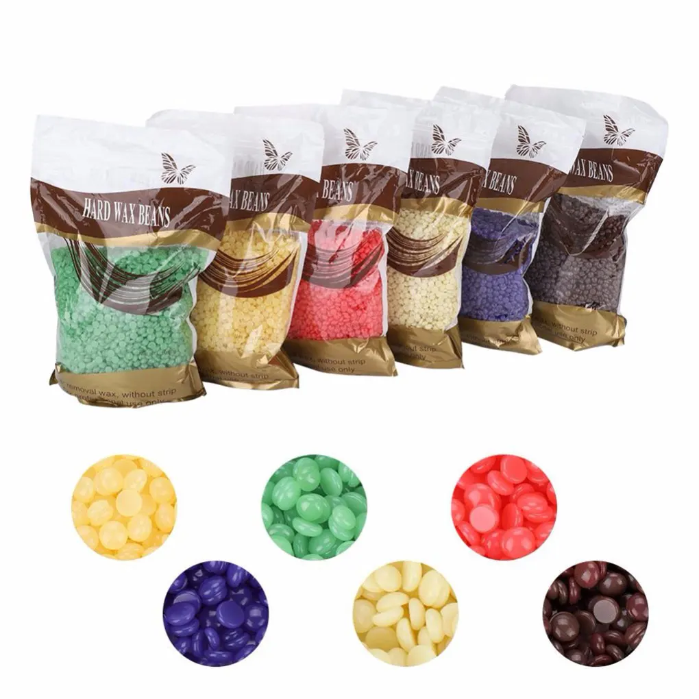 

100g/bag Depilatory Hard Wax Beans Pellet Waxing Bikini Leg Arm Armpit Hair Removal Beans Hot Sale