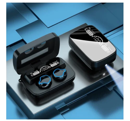 TWS-наушники M9 со светодиодным дисплеем и сенсорным управлением |