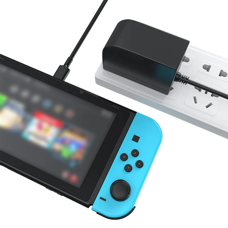 Зарядное устройство для Nintendo Switch дорожное настенное зарядное 15 В/2 6 А с кабелем USB