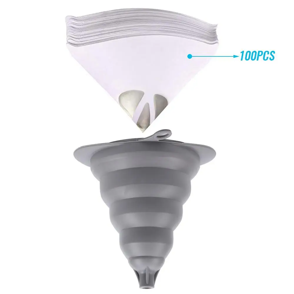 

100 Pack 100 Micron Paint Strainers Cone Funnel with Cone Paint Filter Nylon Mesh