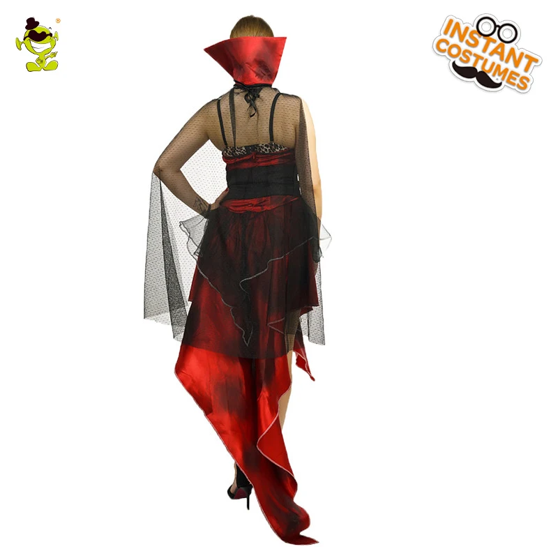 

Halloween Cosplay Costumes Women Scary Deluxe Vampire Costume Adult Sexy Queen Bloodsucker Fancy Dress