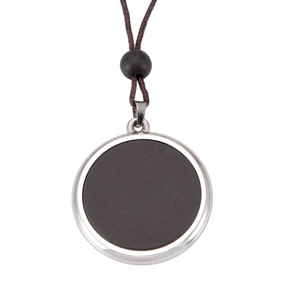 Wollet ювелирные изделия вулкан отрицательных ионов кулон из нержавеющей стали для