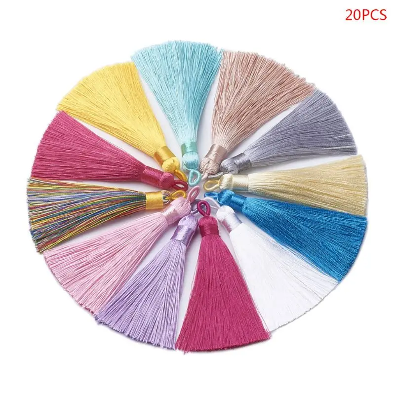 

Color Tassel Pendant Assorted Colors Long Tassel Handcraft Jewelry Accessories
