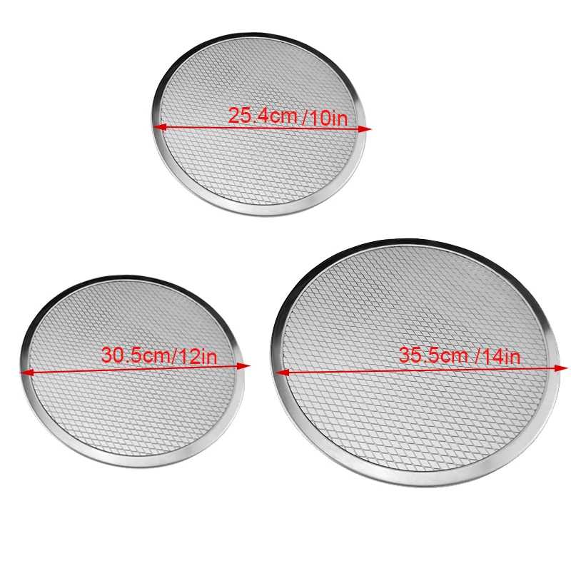 3 шт. в упаковке камни для пиццы круглая плоская сетка Sn сетчатый поднос
