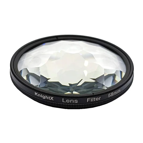Фильтр калейдоскопа KnightX 49 мм 52 мм 55 мм 58 мм 67 мм аксессуары для фотосъемки фильтры призма для Canon eos Sony