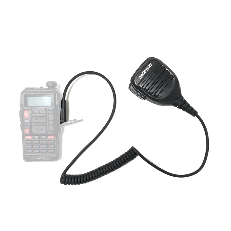 

2021 микрофон для рации BAOFENG UV5R UV10R BF-888S Baofeng Радио V2 ручной K Тип микрофон громкий и четкий