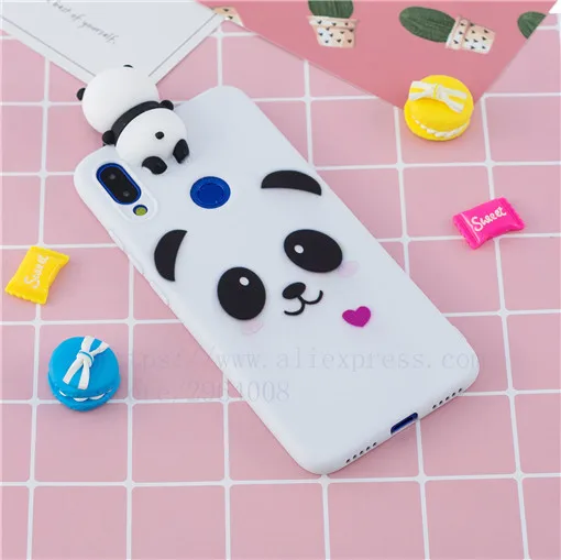 TRISEOLY для Xiaomi Redmi Note 7 Чехол Redmi 7 3D стерео патч мягкий силиконовый бампер набивной чехол с изображением животного для телефона Xiomi Redmi Note7