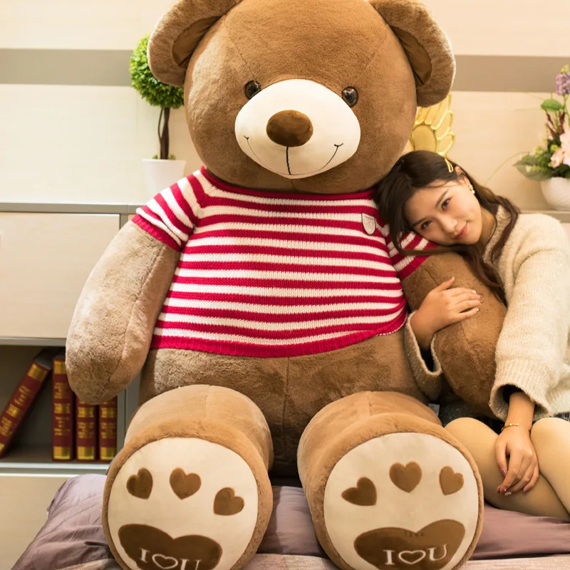 Высокое Качество плюшевый мишка кукла свитер медведь игрушки Любовник подарок
