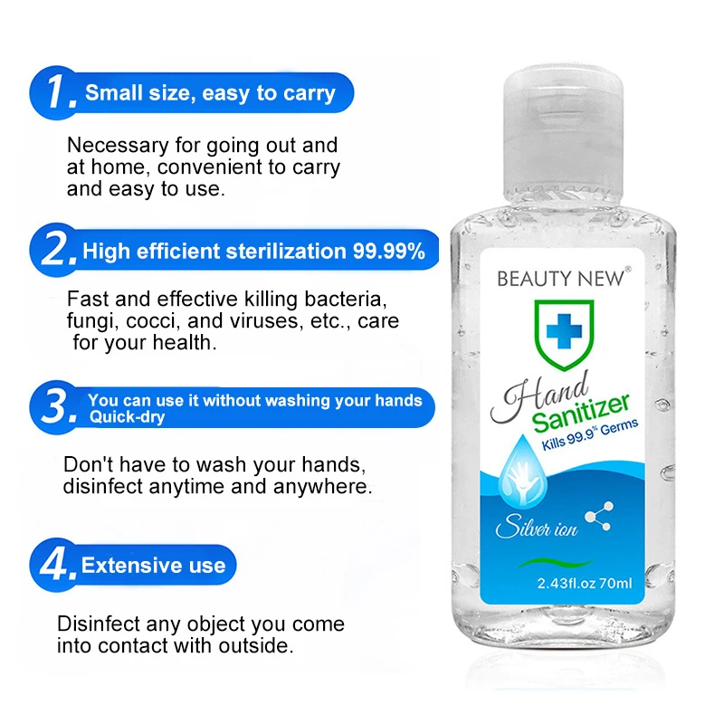 Портативный Антибактериальный дезинфицирующее средство для рук одноразовый