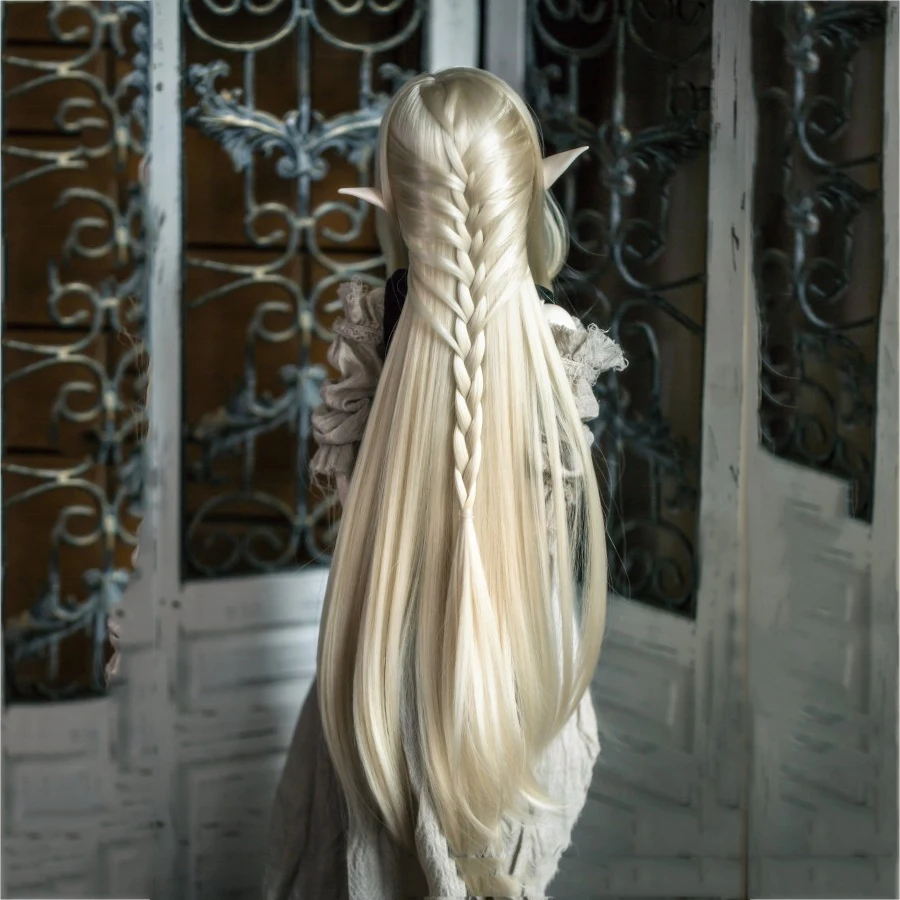 Bybrana хорошее качество термостойкие синтетические волосы красивые прямые парики