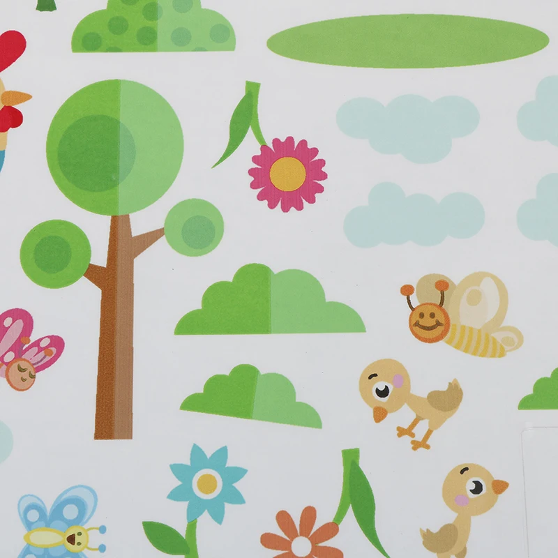 Наклейка на стену с лесными животными Настенная художественный домашний декор