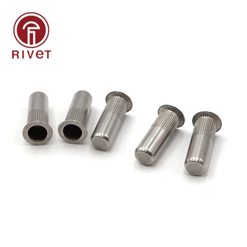 

M4/M5/M6/M8/M10 304 Stainless Steel Big Countersunk Head Threaded Rivet Nut Sealed Close End Blind Rivet Nut Insert Nut 10Pcs