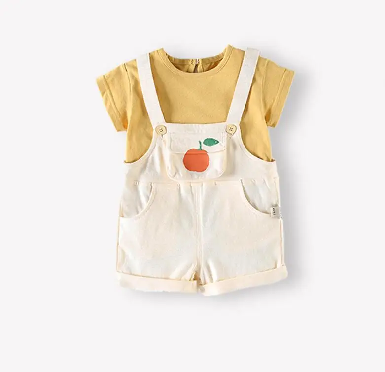 

2pcs Boys girls Summer Clothes Sets Children Shirts Shorts Outfits for Baby Boy girls Toddler Tracksuits 1-3 Years