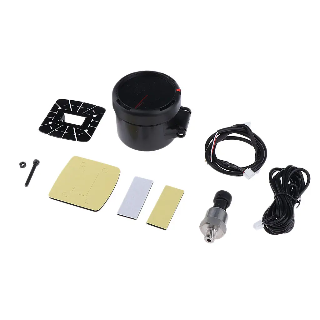 

2,4 дюймовый 60 мм Автомобильный светодиодный указатель Масляный Пресс измеритель с датчиком