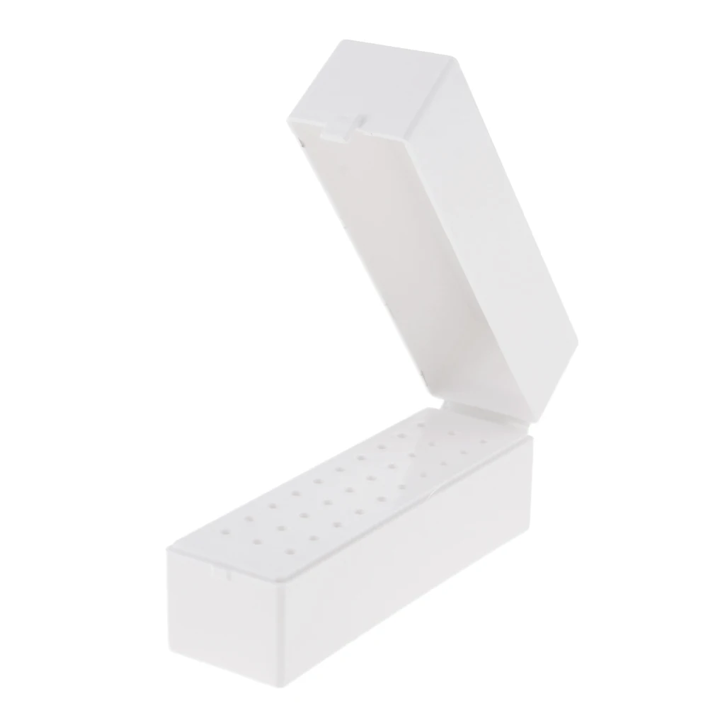 Держатель для фрез маникюрных с 30 отверстиями пылезащитная подставка органайзер