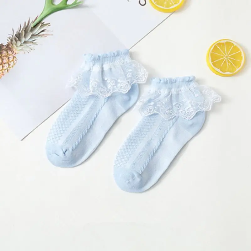 Детские хлопковые нескользящие короткие носки-тапки для малыша с изображением