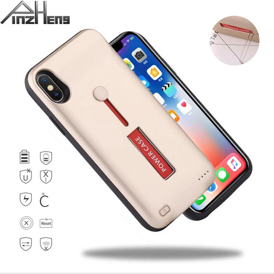 

PINZHENG Battery Charger Case For iPhone 6 7 8 6s Plus Battery Cases Power Bank Cases For iPhone X XR Xs Batteries Charging Case