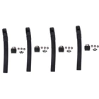 Perfeclan 4 x встроенный ремень для коньков, натуральная кожа, пряжки, зажимные болты гайки Замена