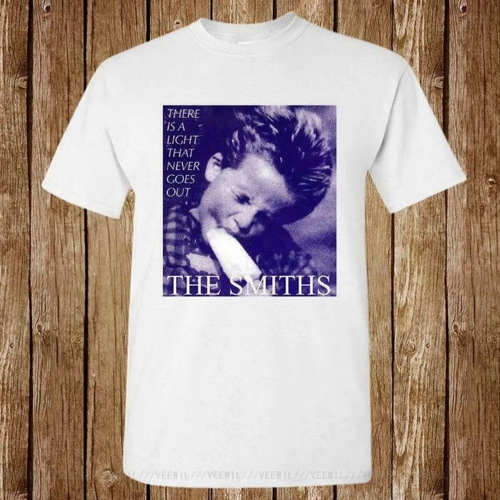 

THE SMITHS THERE IS A LIGHT THAT NEVER GOES OUT USA SIZE S TO 3XL T-Shirt EN1 Cotton Fast Shipping Tops Tee Shirt