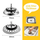 Фильтр для раковины из нержавеющей стали 79-81-84 мм