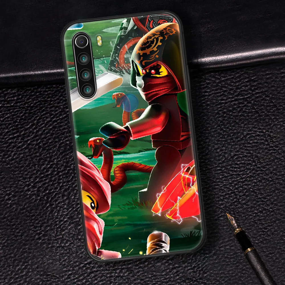 

Legos Ninjago Phone Case Cover Hull For XIAOMI Redmi 7 7A 8 8A 9 9C Note 6 7 8 9 9S K20 Pro K30 black Back Tpu Coque Painting