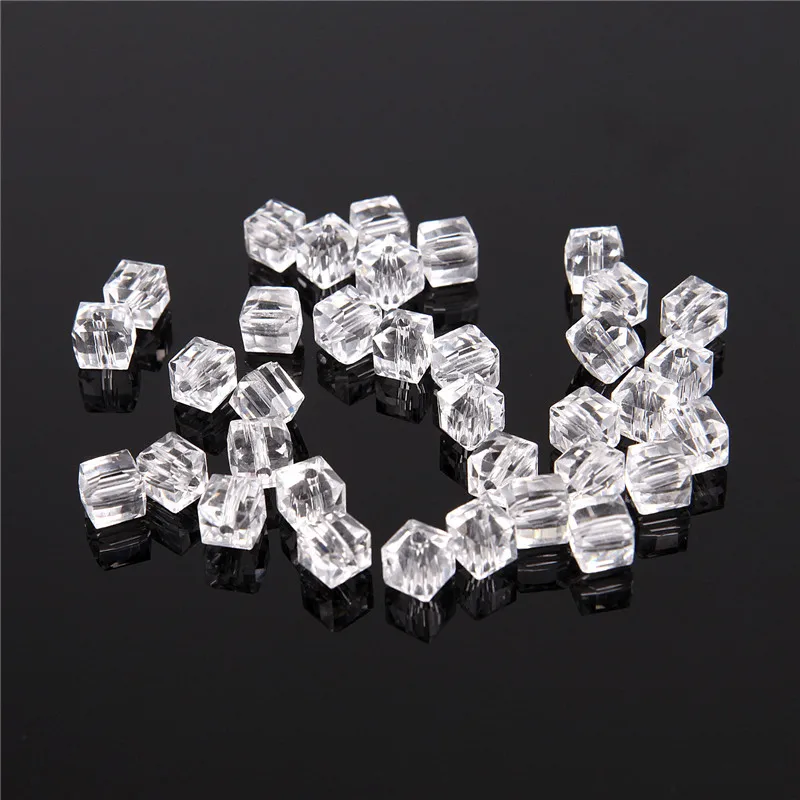 6 мм/8 мм бусинки Rondelle бисер в виде граненых стеклянных бусины стеклянные шармы