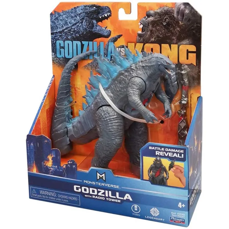 

Bandai Godzilla vs. Kong 2021 Monsterverse Movie Series 6" Action Figure: Godzilla with Radio Tower toys for children