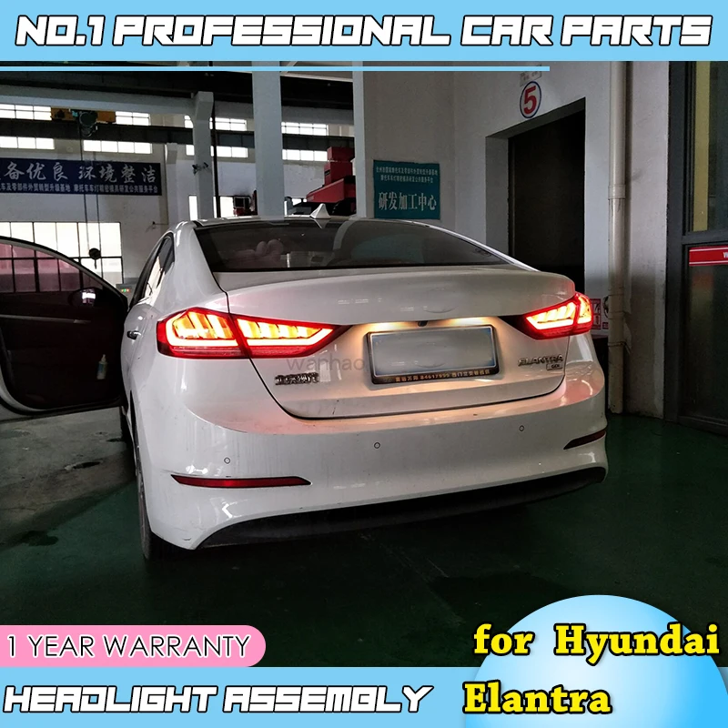 Автомобильные аксессуары светодиодный ные задние фонари для Hyundai Elantra Avante 2016 2018