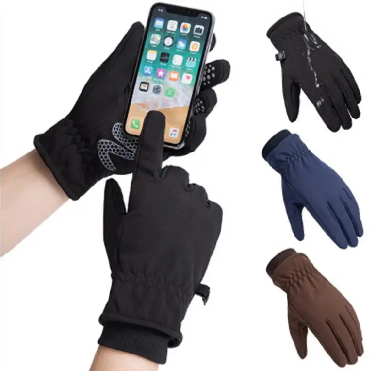 

Новинка 2021, перчатки для зимы, перчатки для занятий спортом на открытом воздухе, теплые мужские Нескользящие водонепроницаемые перчатки