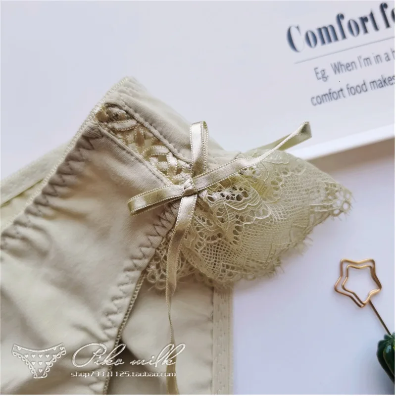 SP & CITY японские милые бандажные трусики с бантом для женщин хлопковые однотонные