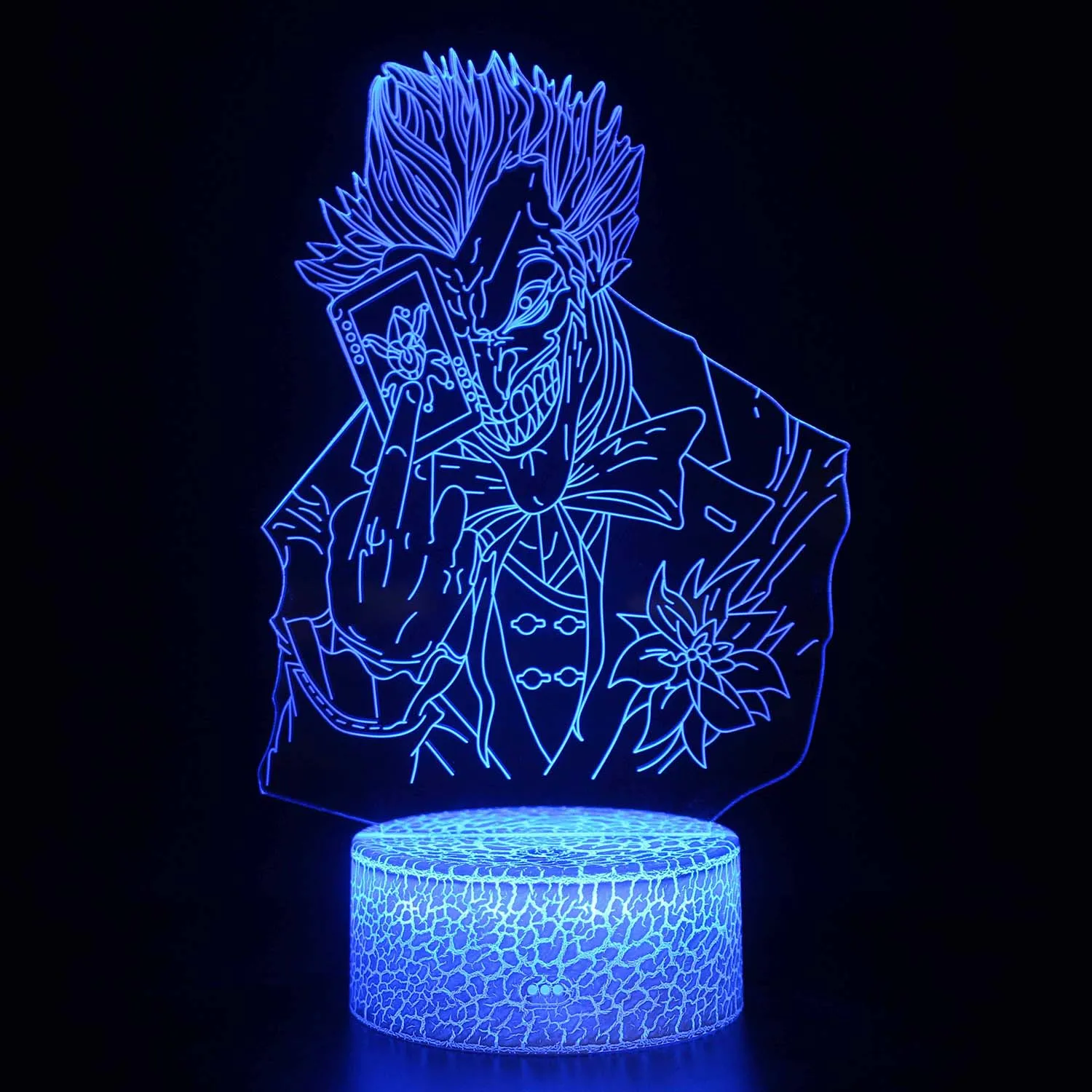 DC Joker фигурка 3D иллюзия Лампа Джокер декоративный светильник для детской спальни ночники модель Джокера настольная лампа идеальный подарок