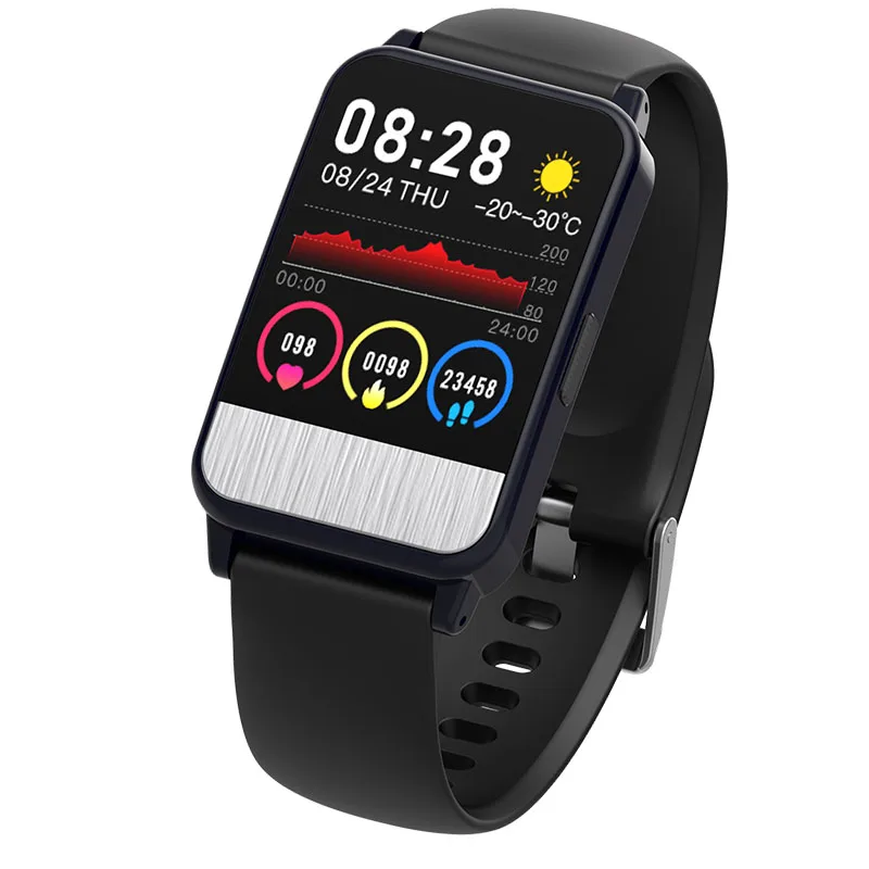 

Smart Watch/Bracelet Body Temperature M01Medical Grade Dynamic Heart Rate Blood Pressure Blood Oxygen Body temperature ECG Gift
