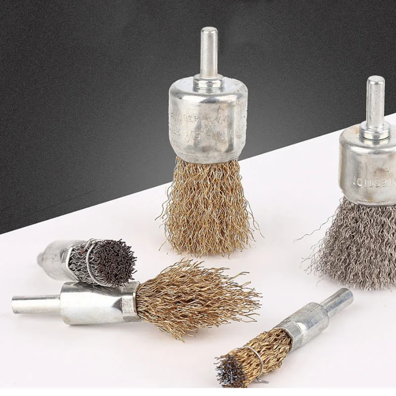 Щетка из нержавеющей стали/латуни полировальные диски дрель вращающиеся
