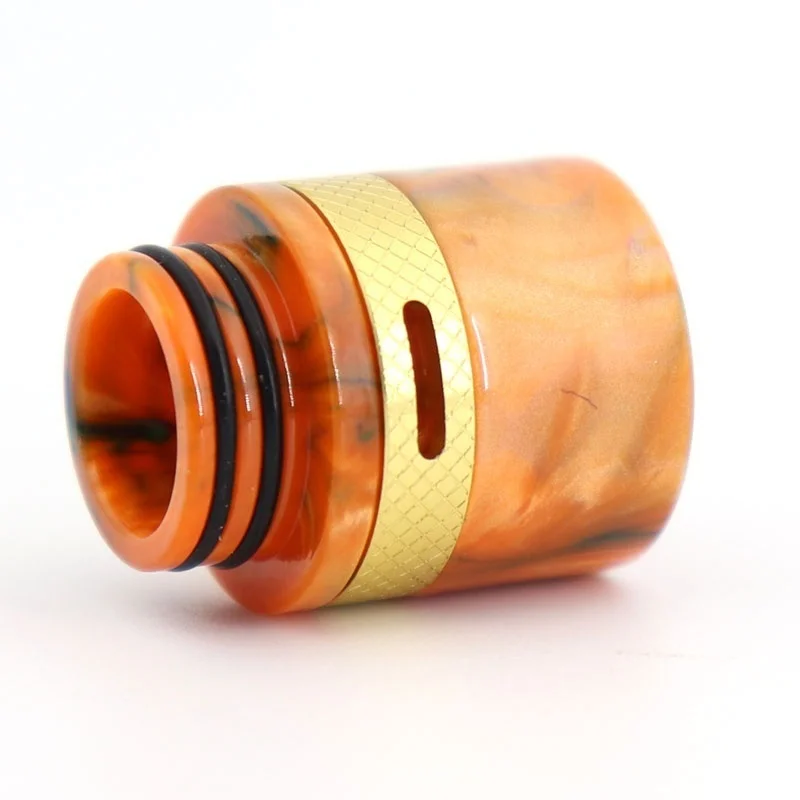 

YUHETEC (5 Pieces) 810 Resin + aluminum Adjustable Airflow Drip Tip for tfv8/tfv12(ships one of each color )