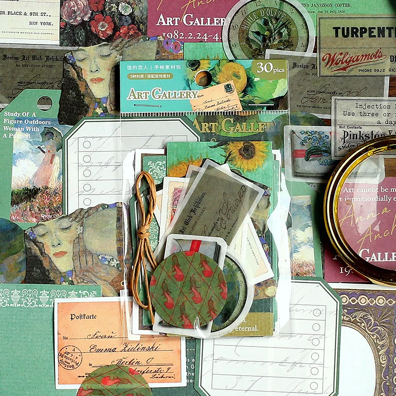 30 шт./лот Ретро Серия Старый город смешанный материал бумага для ежедневника