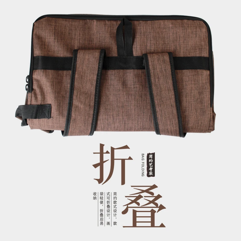 Одноцветная портативная 4K многофункциональная сумка для рисования эскизная