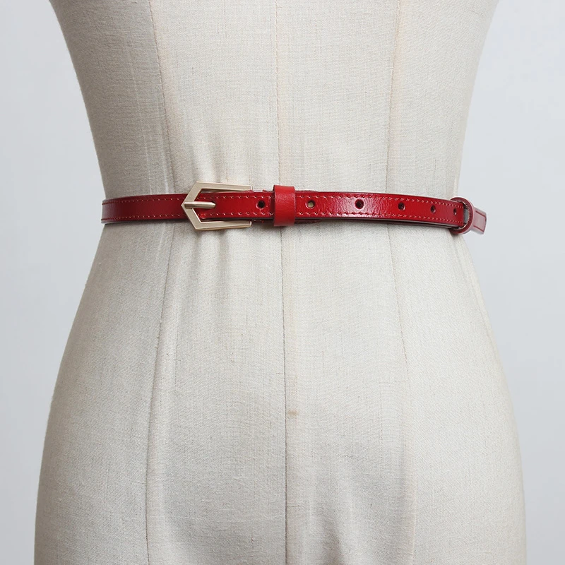 

SeeBeautiful Metal Buckle Irregular Wide PU Leather Waist Seal Belt All Match New Fashion Spring 2021 Women M230