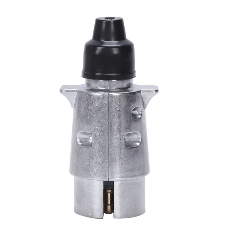

7-контактная вилка прицепа Heavy Duty круглый штифт 7-полюсный разъем проводки 12V фаркоп буксировки Караван грузовиков Разъем N Тип трейлер конец