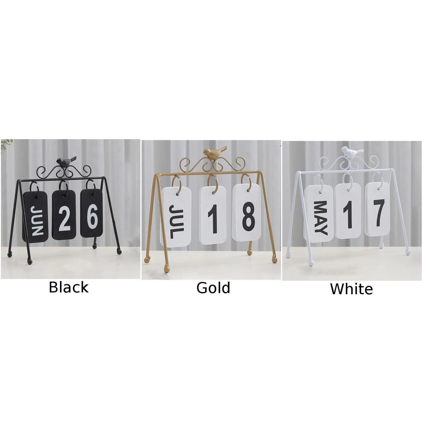 Украшения флип календарь аксессуар дисплей в скандинавском стиле маленькая