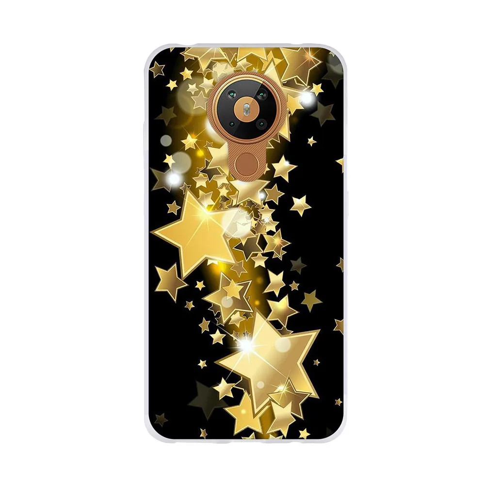 Для Nokia 5 3 Nokia5.3 Ультратонкий Мягкий силиконовый чехол из ТПУ для с рисунком панды