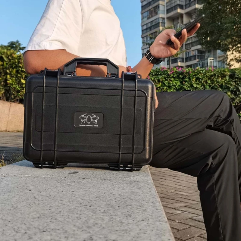 

Suitcase For -DJI Mavic Mini 2 Portable Carrying Case ABS Waterproof Storage Box Anti-explosion Drone Accessory Bag
