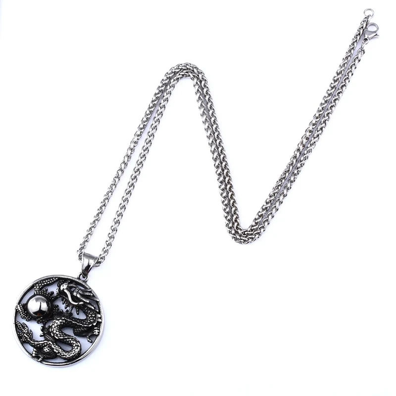 Байер скандинавский Викинг Дракон символ Одина кулон ожерелье в винтажном стиле