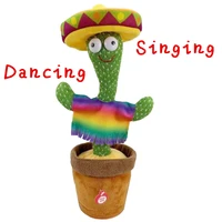 shaking dancing cactus twisting the body with the song plush toys electronic stuffed animals for children girls boys baby