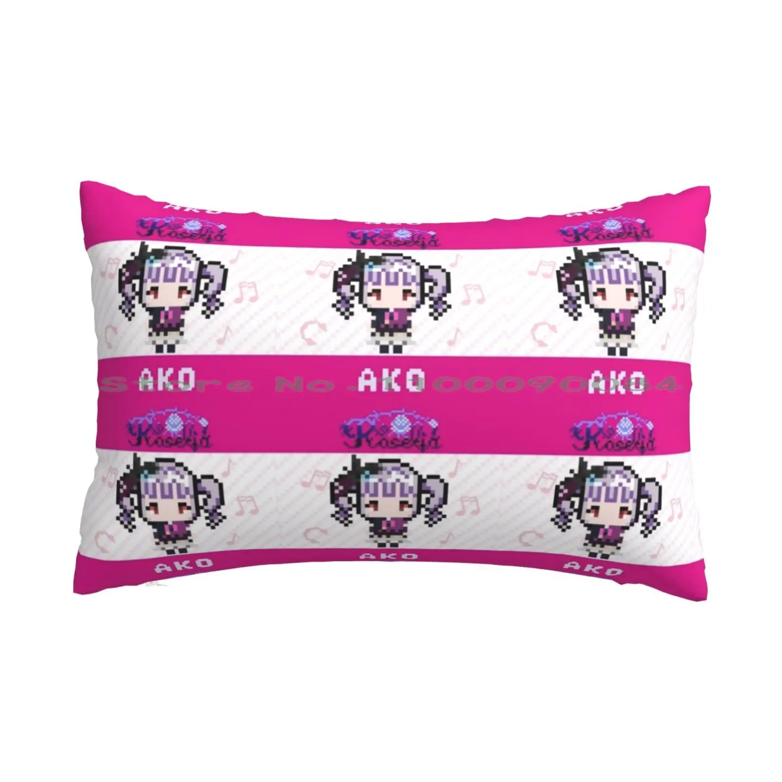 

Взгляд! Подушка Roselia Ako Udagawa Pixel Art 2, искусственная Подушка, размеры 20x30, размеры 50*75, с рисунком дивана, спальни, симметричные синие водопады, в ...