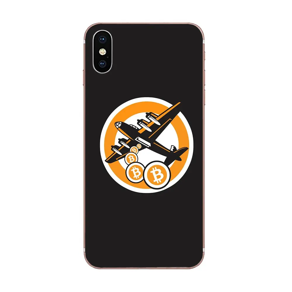 Bitcoin Coins Virtual Currency TPU Art Print For Huawei Honor Mate 7 7A 8 9 10 20 V8 V9 V10 G Lite Play Mini Pro P Smart | Мобильные