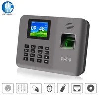 Realand 2.4inch Biometric Fingerprint Time Attendance Machine RFID Card TCP/IP/USB Employee Check-in/Check-out Device Software
