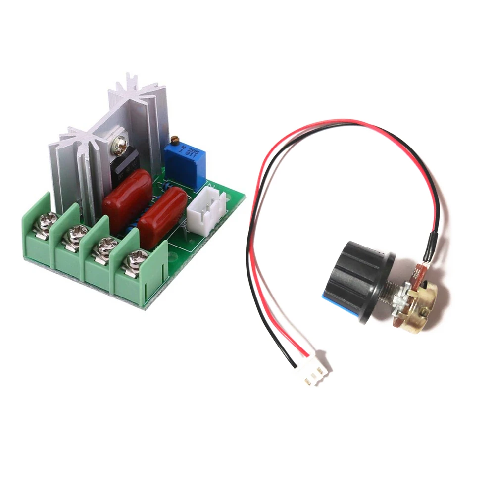 AC 220V 2000W Высокая мощность SCR регулятор напряжения диммеры Диммеры Регулятор