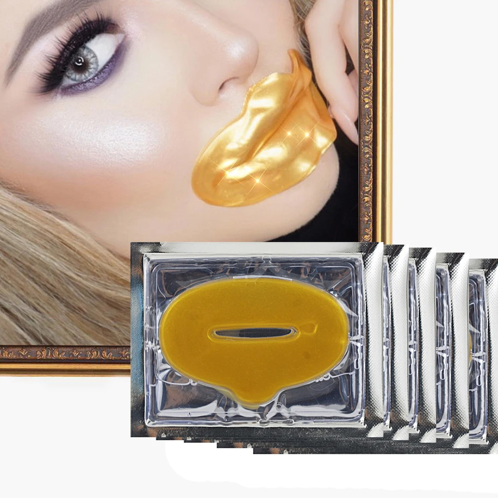 15 шт. Neutriherbs 24k Золотая маска для губ коллагеновая Сексуальная маска для ухода за губами отшелушивающая увлажняющая маска против старения против морщин